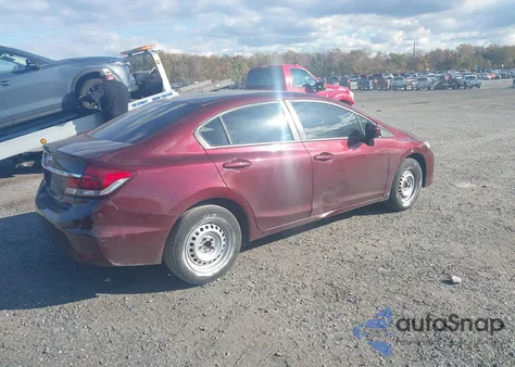 2015 Honda Civic Lx from USA, damaged, VIN 19XFB2E53FE039590